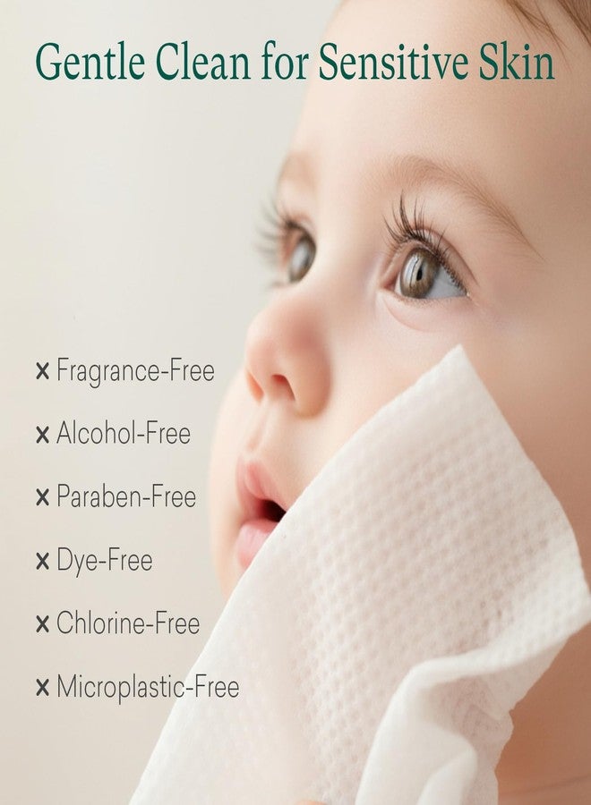 PurComfy Baby Dry Wipes for Newborn, 4 Pack Plant-Based & Hypoallergenic Disposable Cloths for Baby Diaper Changes, Meal Time & Runny Noses, Use Wet or Dry, Total 240 Count - Image 3